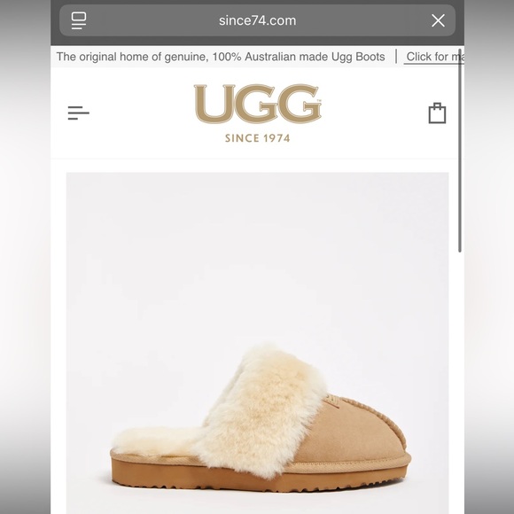 Since 74  Sheepskin Slippers - Chestnut - Picture 9 of 10